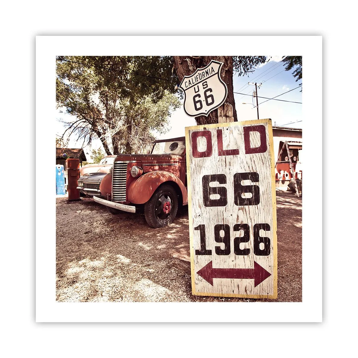 Poszter - Az amerikai tartomány legendája - 50x50 cm