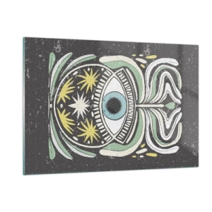 Üveg kép - Törzsi rituálék - 120x80 cm