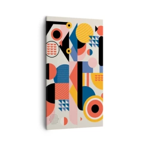 Vászonkép - Összetétel: játszadozzunk - 45x80 cm