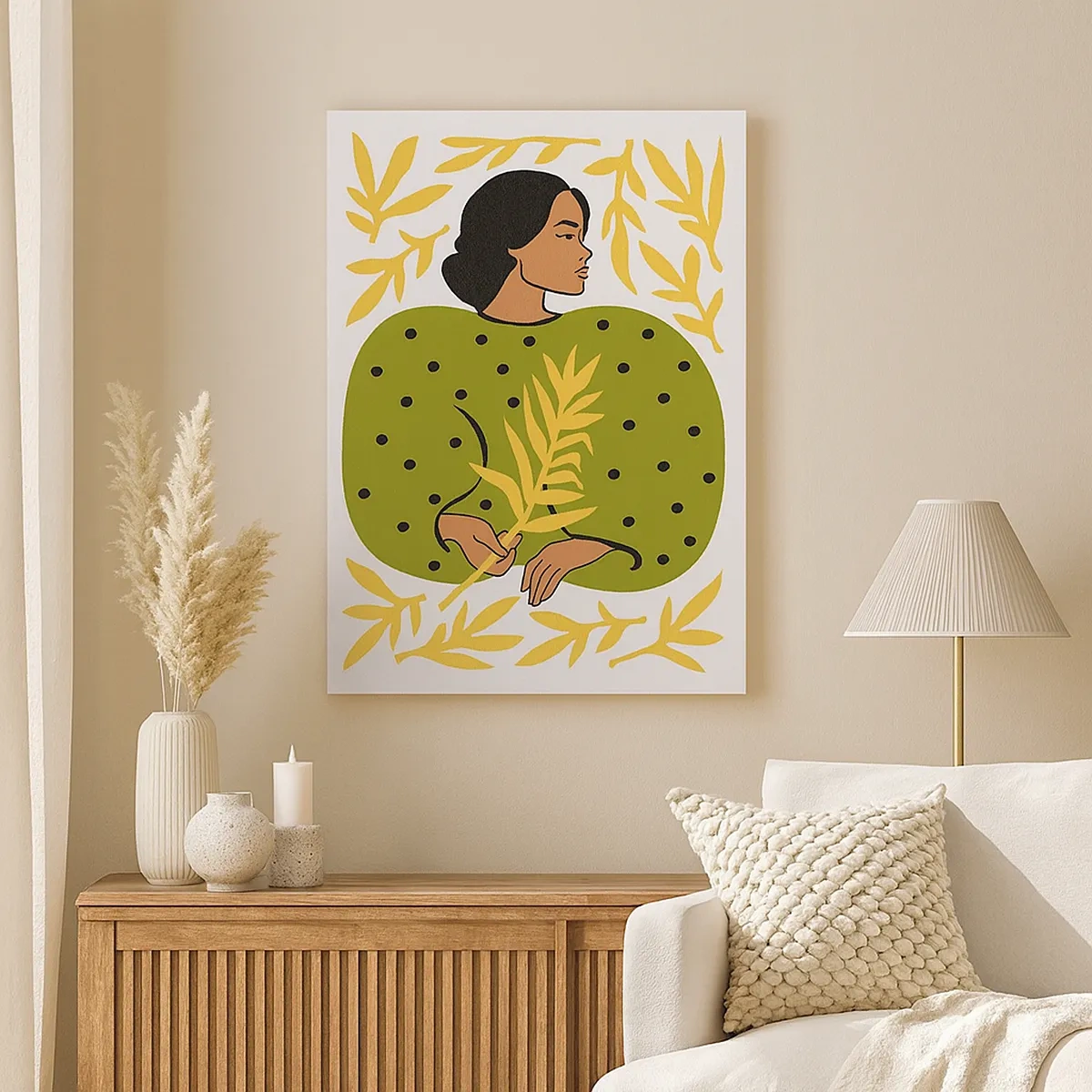 Vászonkép - Hawaii lány - 50x70 cm