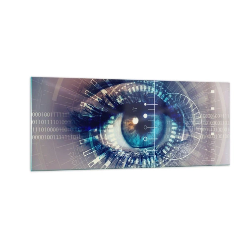 Üveg kép - Azt hiszed, hogy ismersz - 100x40 cm