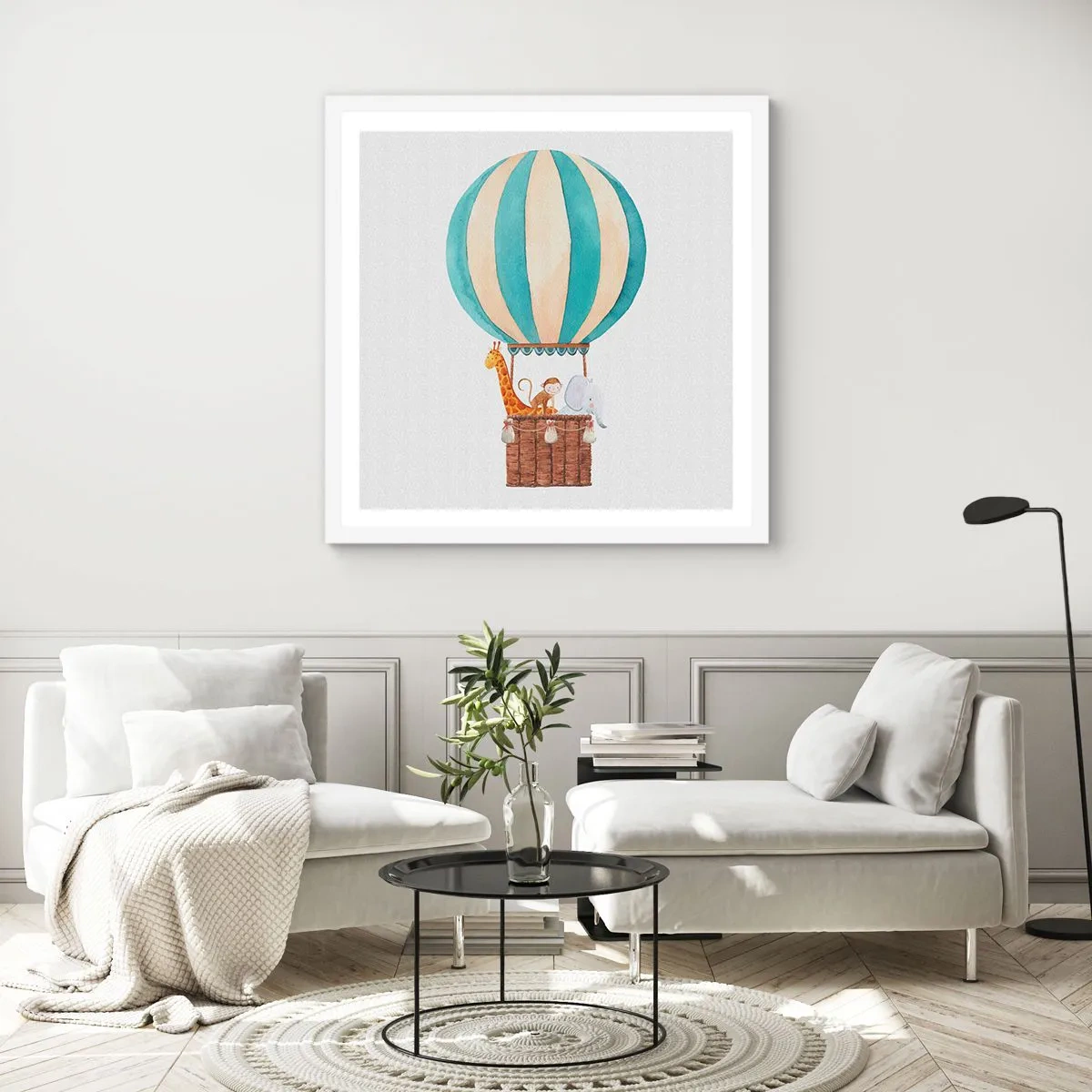 Poszter fekete keretben - Fantasztikus utazás - 50x50 cm