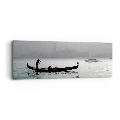 Vászonkép - Egy mesés város vízből és ködből - 90x30 cm