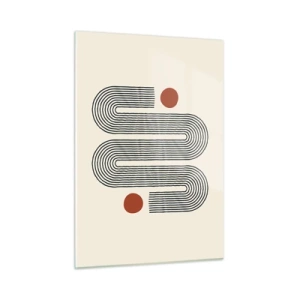 Üveg kép - Elejétől végéig - 50x70 cm