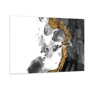 Üveg kép - Szerves kompozíció - 120x80 cm