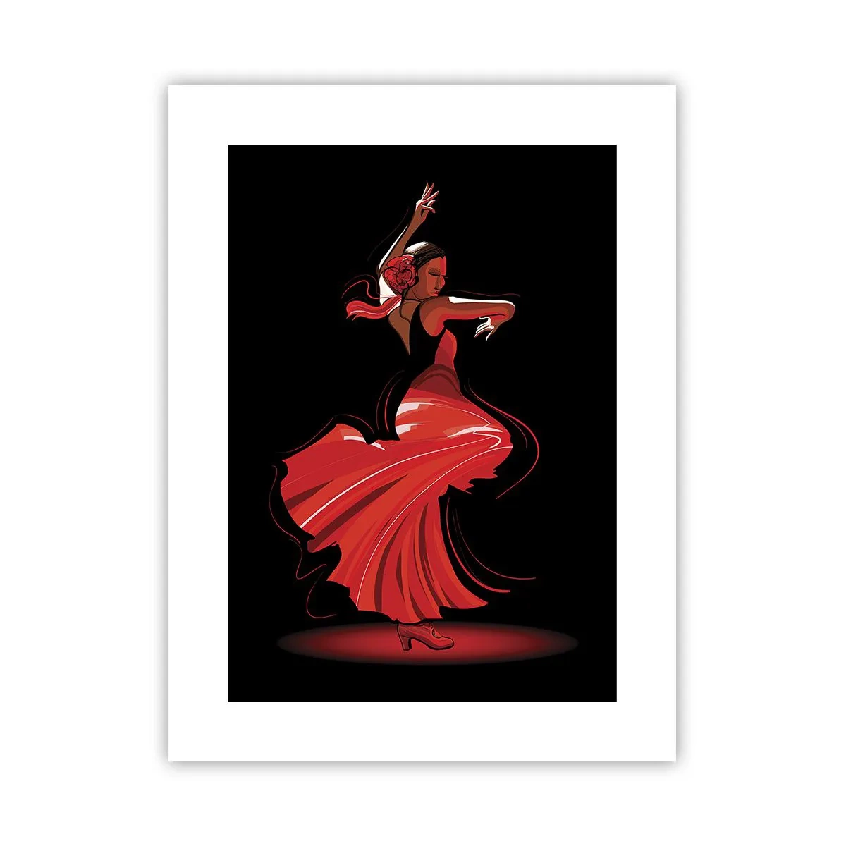 Poszter - A flamenco tüzes szelleme - 30x40 cm