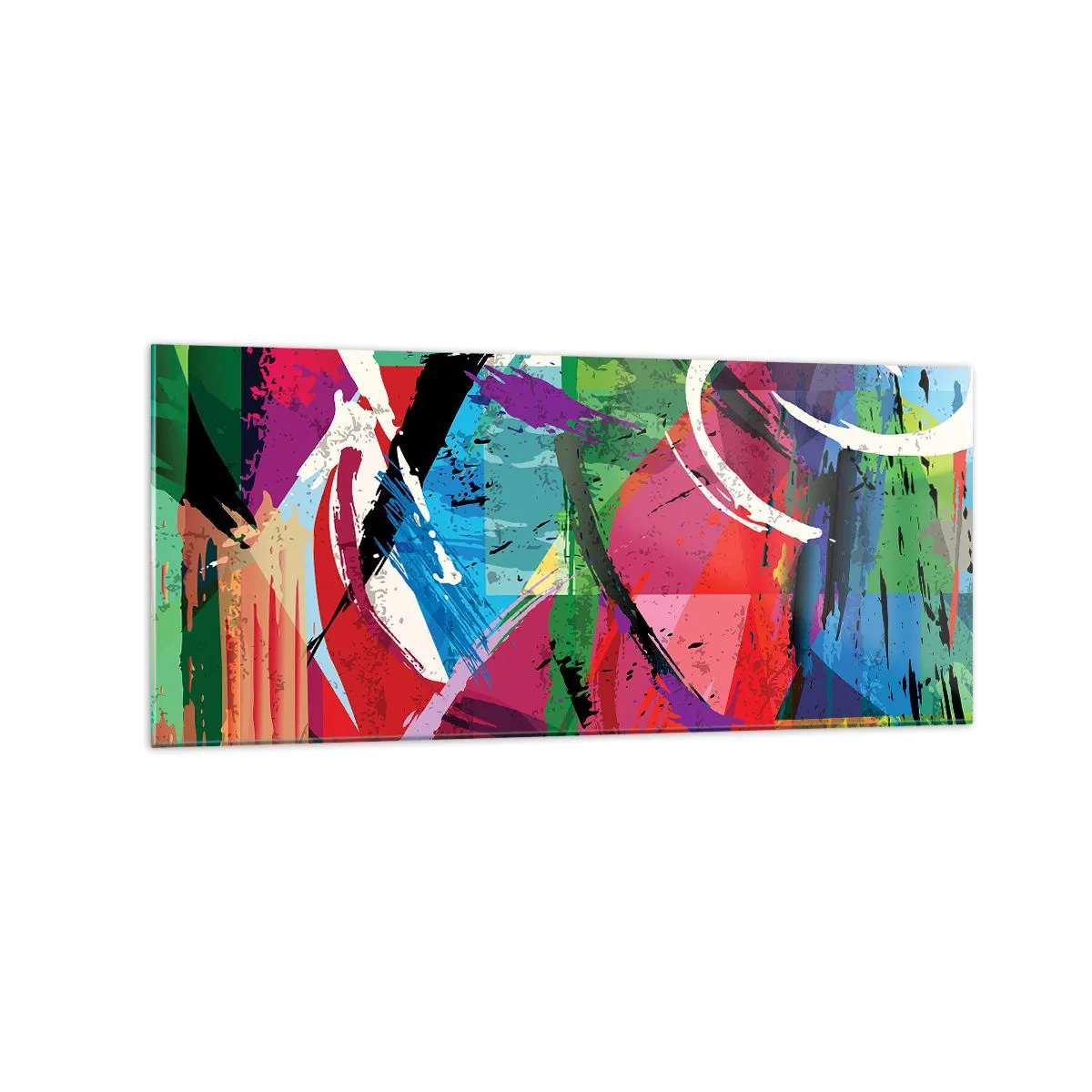 Üveg kép - Gyorsan, élénken és ugrálva - 120x50 cm