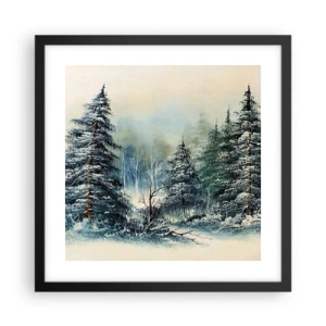 Poszter fehér keretben - Karácsonyra készen - 40x40 cm