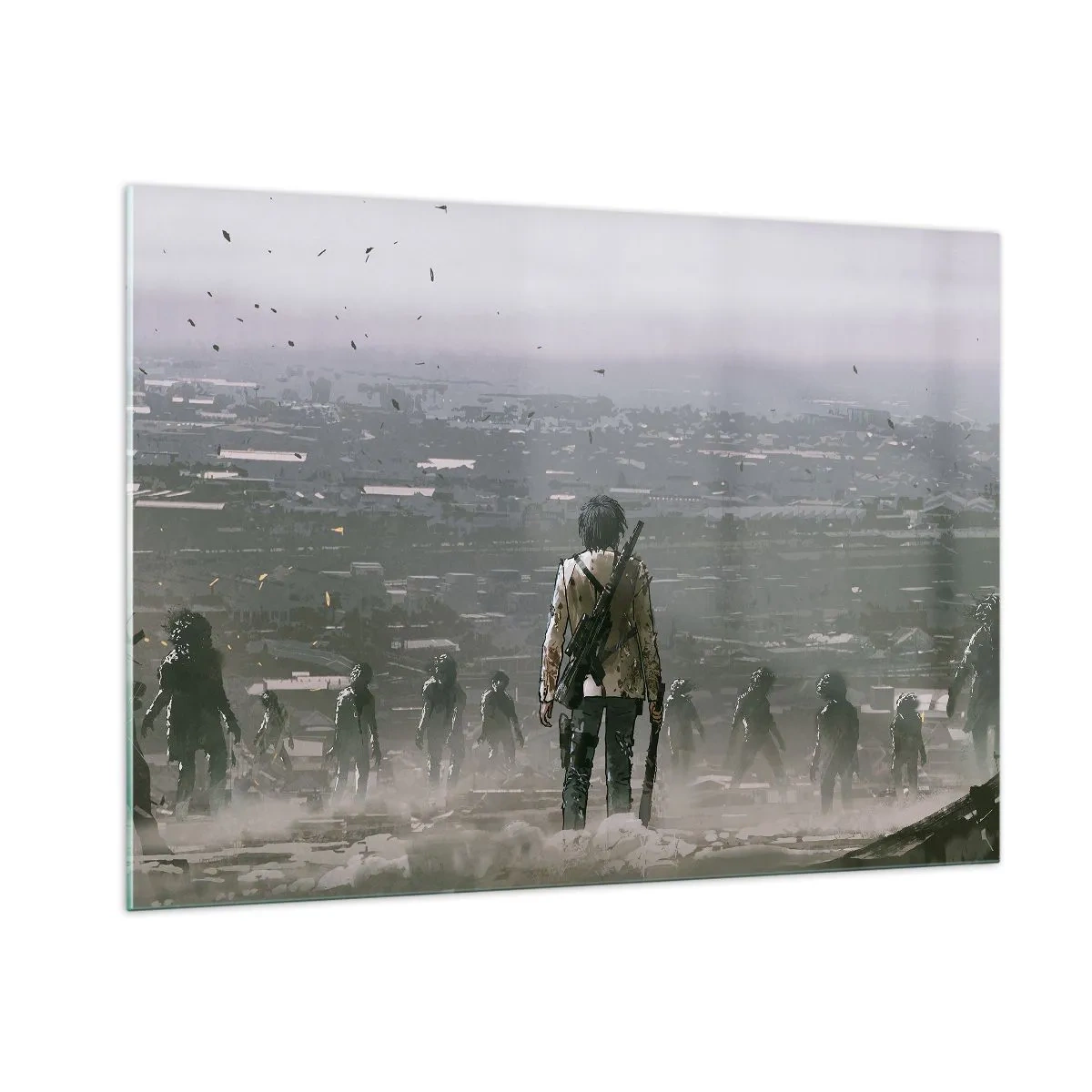 Üveg kép - Utolsó igazságos? - 100x70 cm