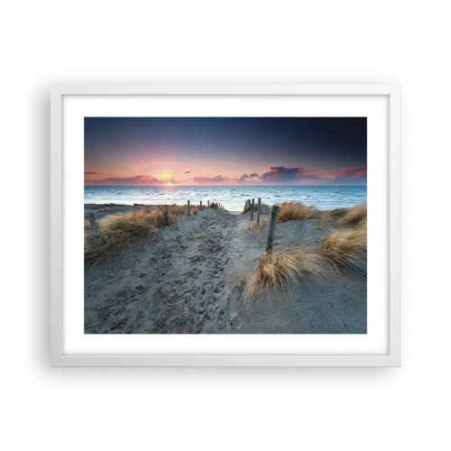 Poszter fekete keretben - Kiöntöttél egy sugárzó szivárványos fényt... - 50x40 cm