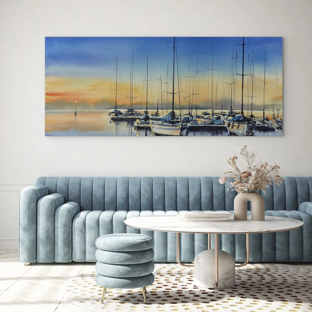 Üveg kép - Egy szép nap vége - 100x40 cm