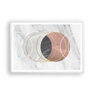 Poszter fekete keretben - A szférák zenéje - 100x70 cm