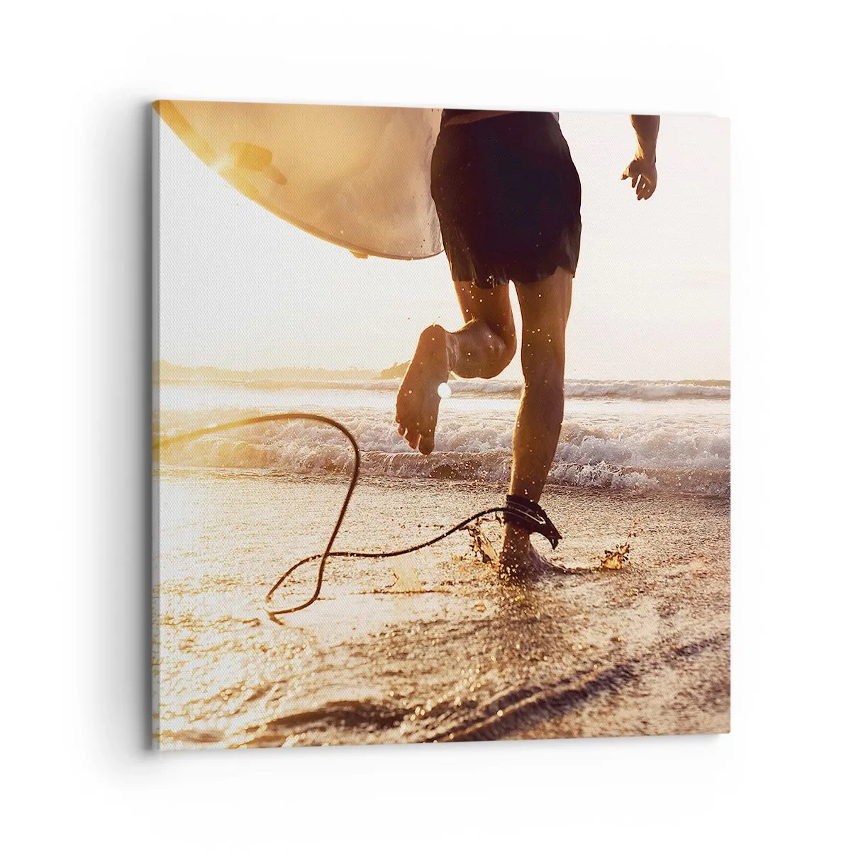 Vászonkép - A hullám felé - 70x70 cm