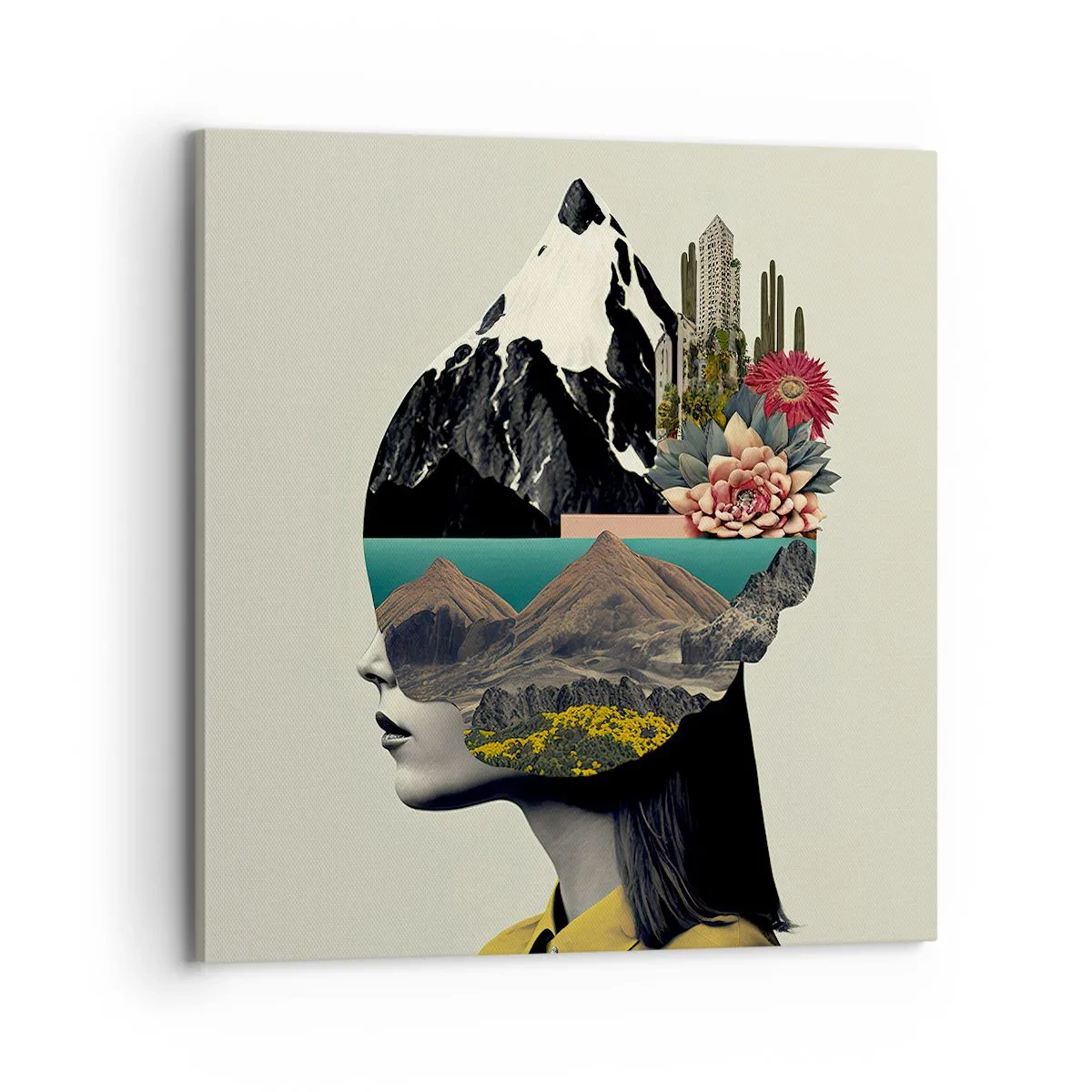 Vászonkép - Nő - mindig rejtély - 70x70 cm