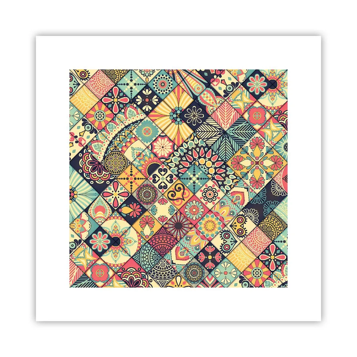 Poszter - Marokkói hangulat - 30x30 cm