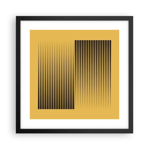 Poszter fehér keretben - Az ellentétek négyzete - 40x40 cm