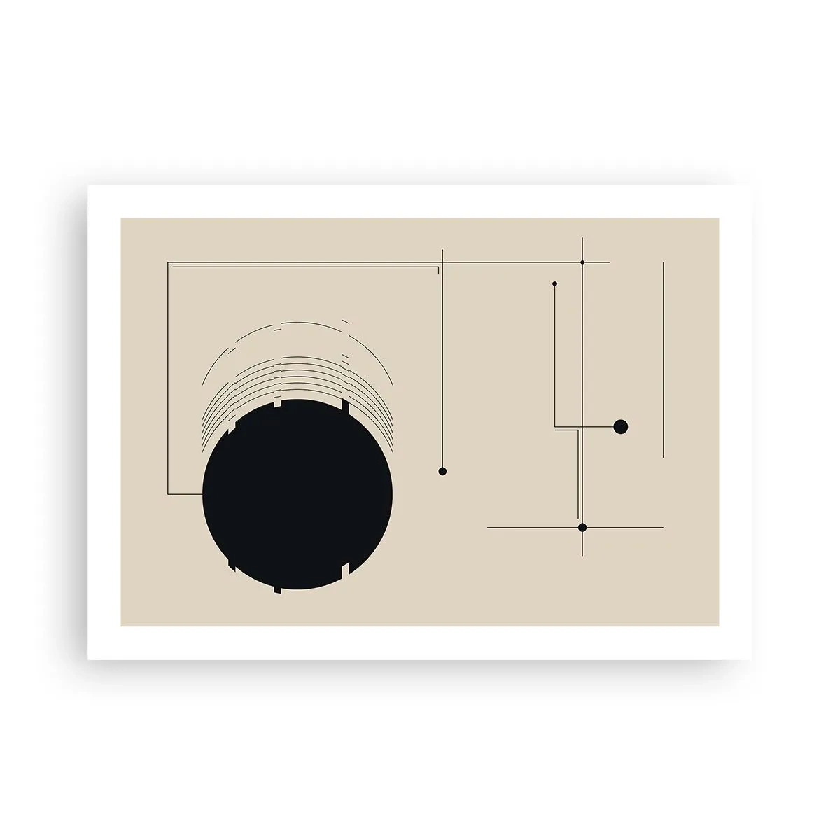 Poszter - Ruganyos és dinamikus kompozíció - 70x50 cm