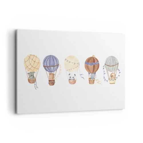 Vászonkép - Barátok egy utazáson - 120x80 cm