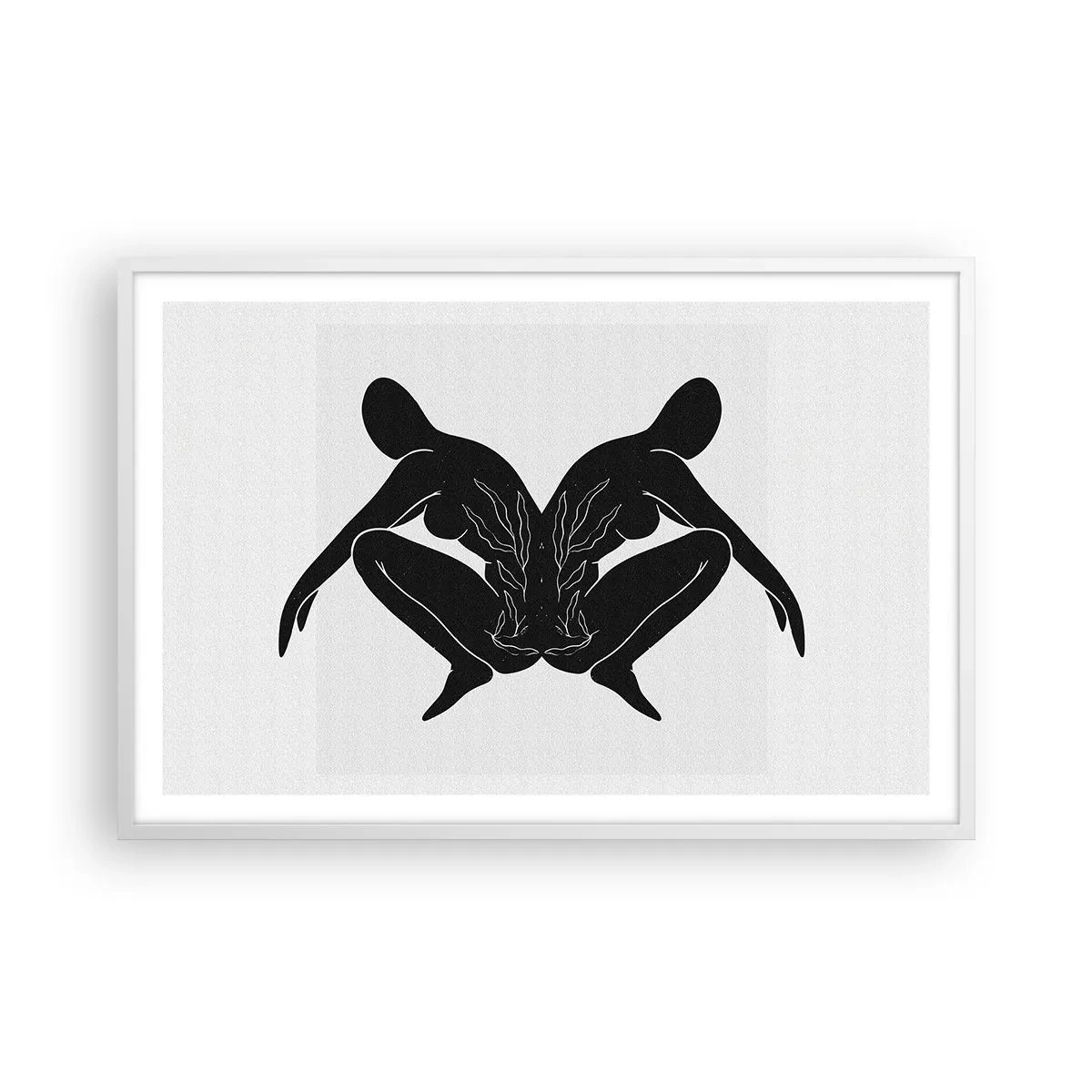 Poszter fekete keretben - Egy közös lélek - 91x61 cm