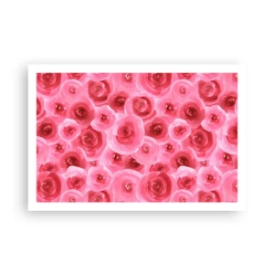 Poszter - Rózsák alul és felül - 91x61 cm