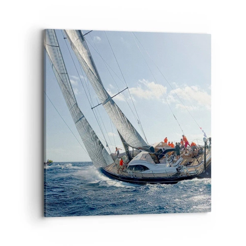 Vászonkép - Győzzön a jobbik - 70x70 cm