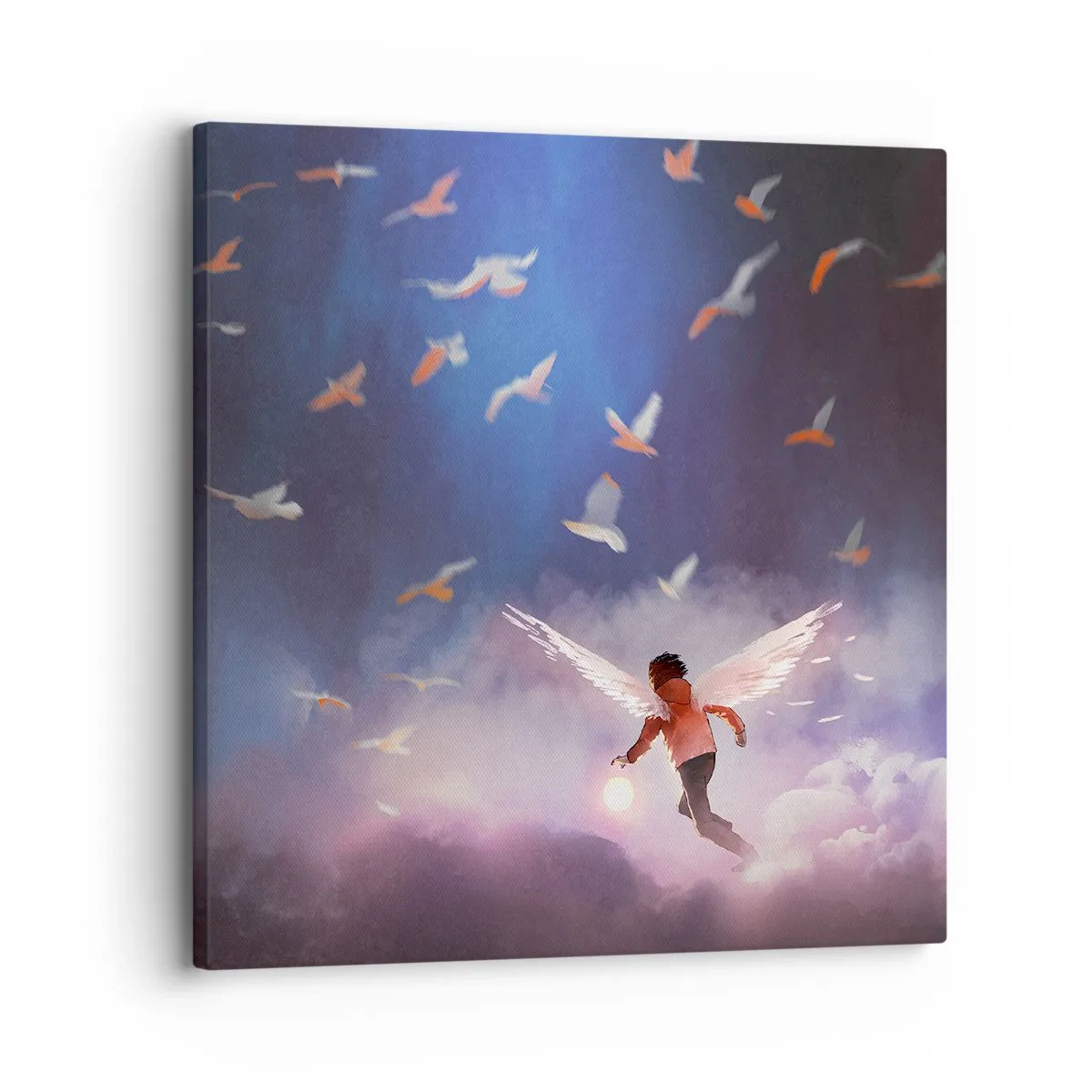 Vászonkép - Képzeletre és bátorságra van szüksége - 30x30 cm