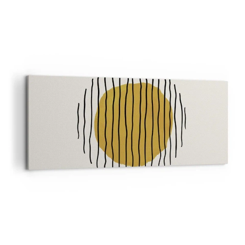 Vászonkép - A hőtől remegő absztrakció - 100x40 cm