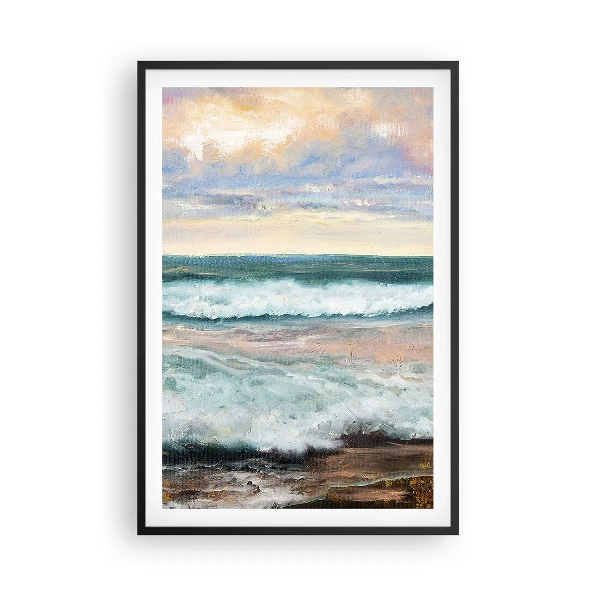 Poszter fehér keretben - Itt kisimítod a lelked - 61x91 cm