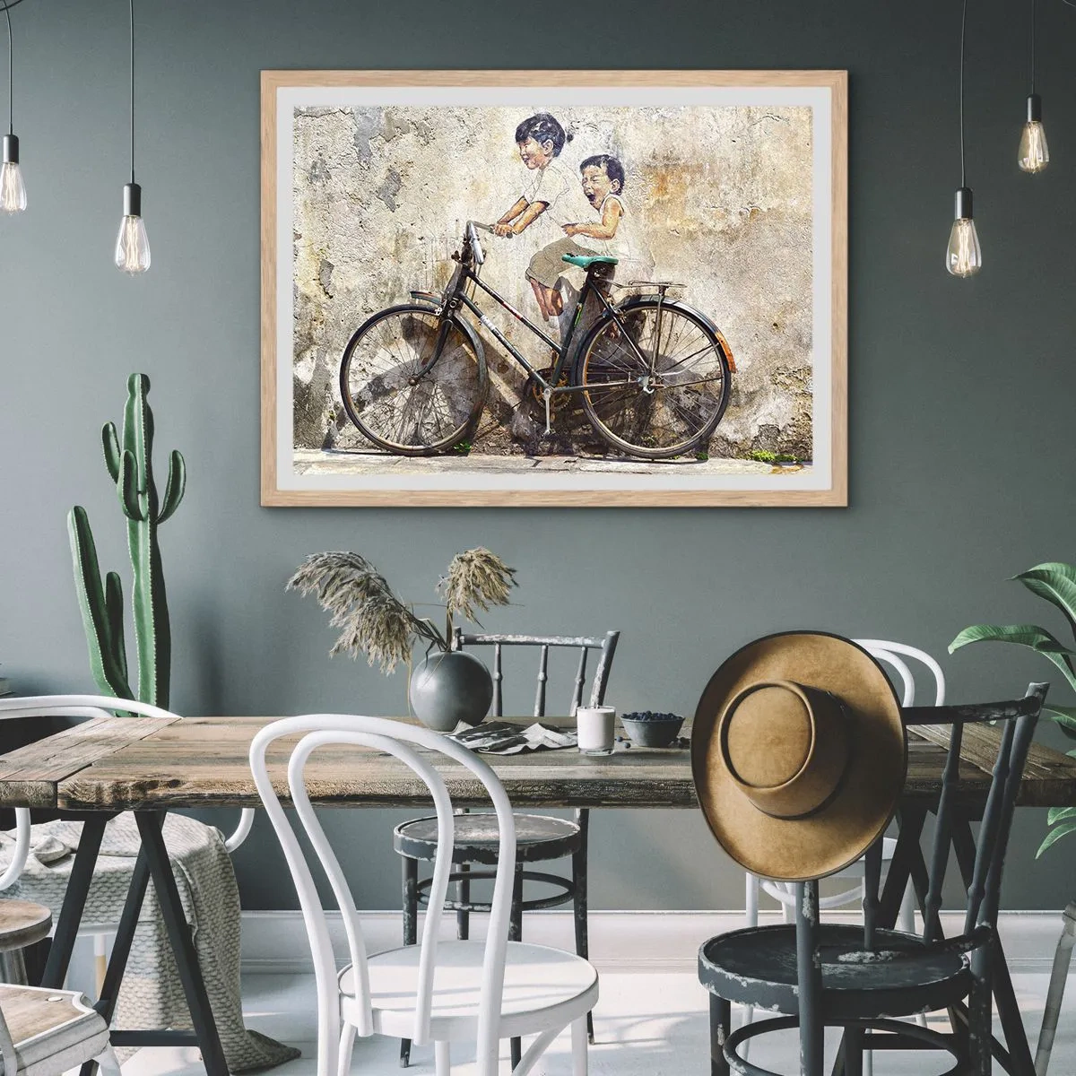 Poszter világos tölgy keretben - Igaz, vagy hamis? - 40x30 cm