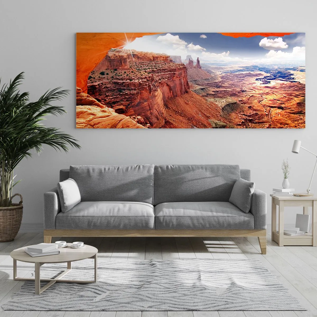 Üveg kép - Maga a természet faragta - 100x40 cm