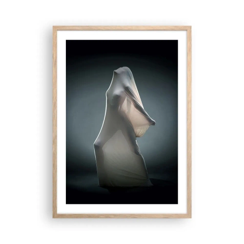 Poszter világos tölgy keretben - Rejtett vágyak - 50x70 cm