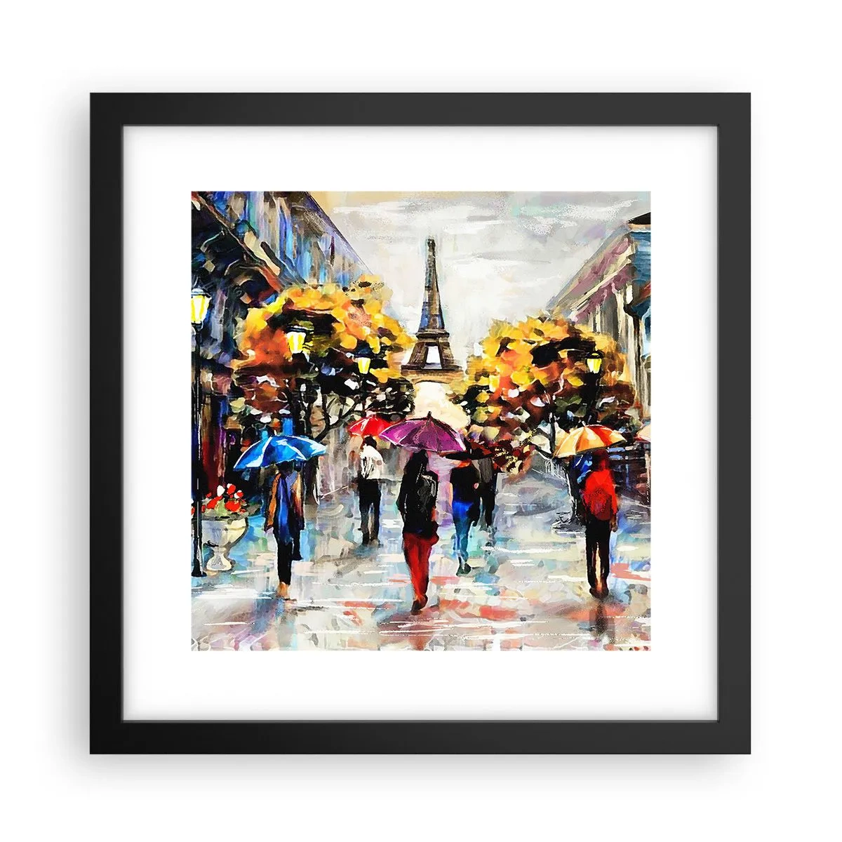 Poszter fehér keretben - Ősszel különösen szép - 30x30 cm