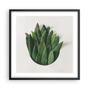 Poszter fehér keretben - Féktelen kíváncsiság - 50x50 cm