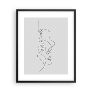 Poszter fehér keretben - Gyászos sóvárgás - 40x50 cm