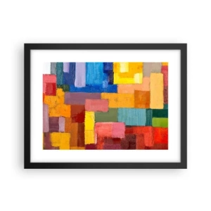 Poszter fehér keretben - Mindegyik más, mindegyik színes - 40x30 cm