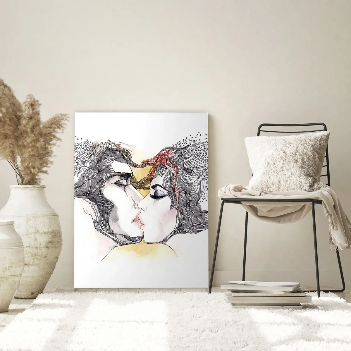 Üveg kép - A világ nem létezik - 50x70 cm