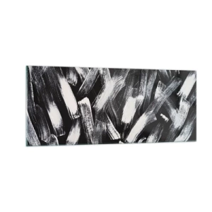 Üveg kép - Absztrakció az ipari szellemben - 100x40 cm