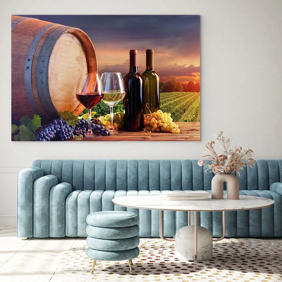 Üveg kép - Az életnek itt íze van - 100x70 cm