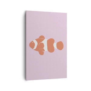 Vászonkép - Illik a korall az arcához és a farkához - 80x120 cm