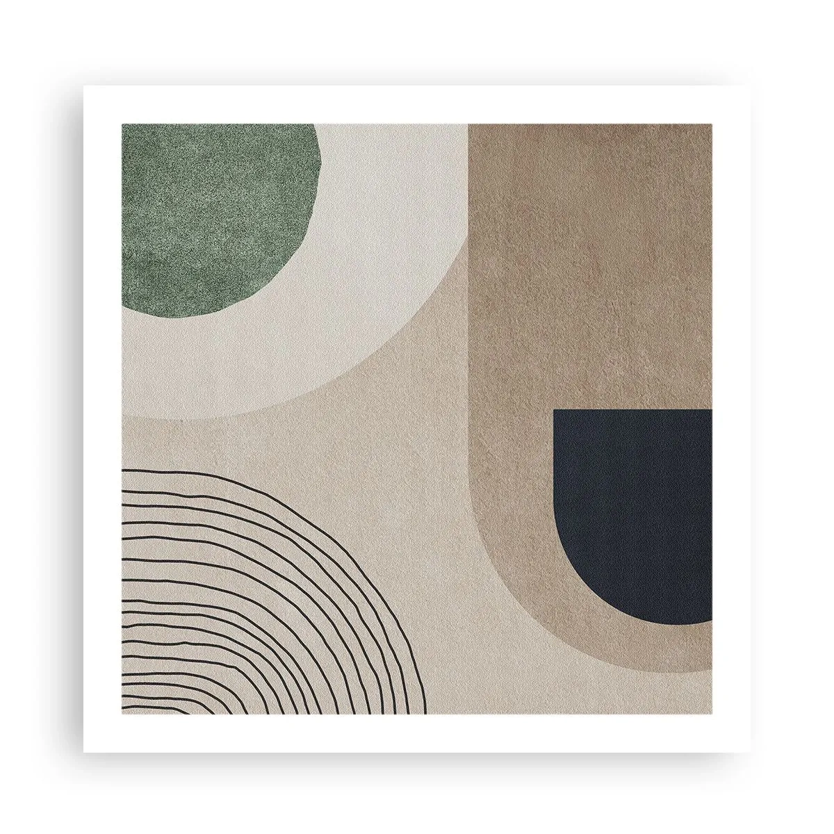 Poszter - Egy ovális szelídsége - 60x60 cm