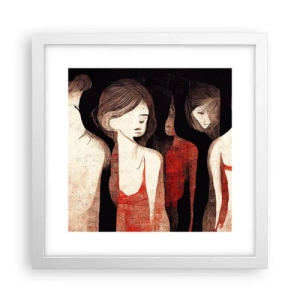 Poszter fekete keretben - A sötétség madonnái - 30x30 cm