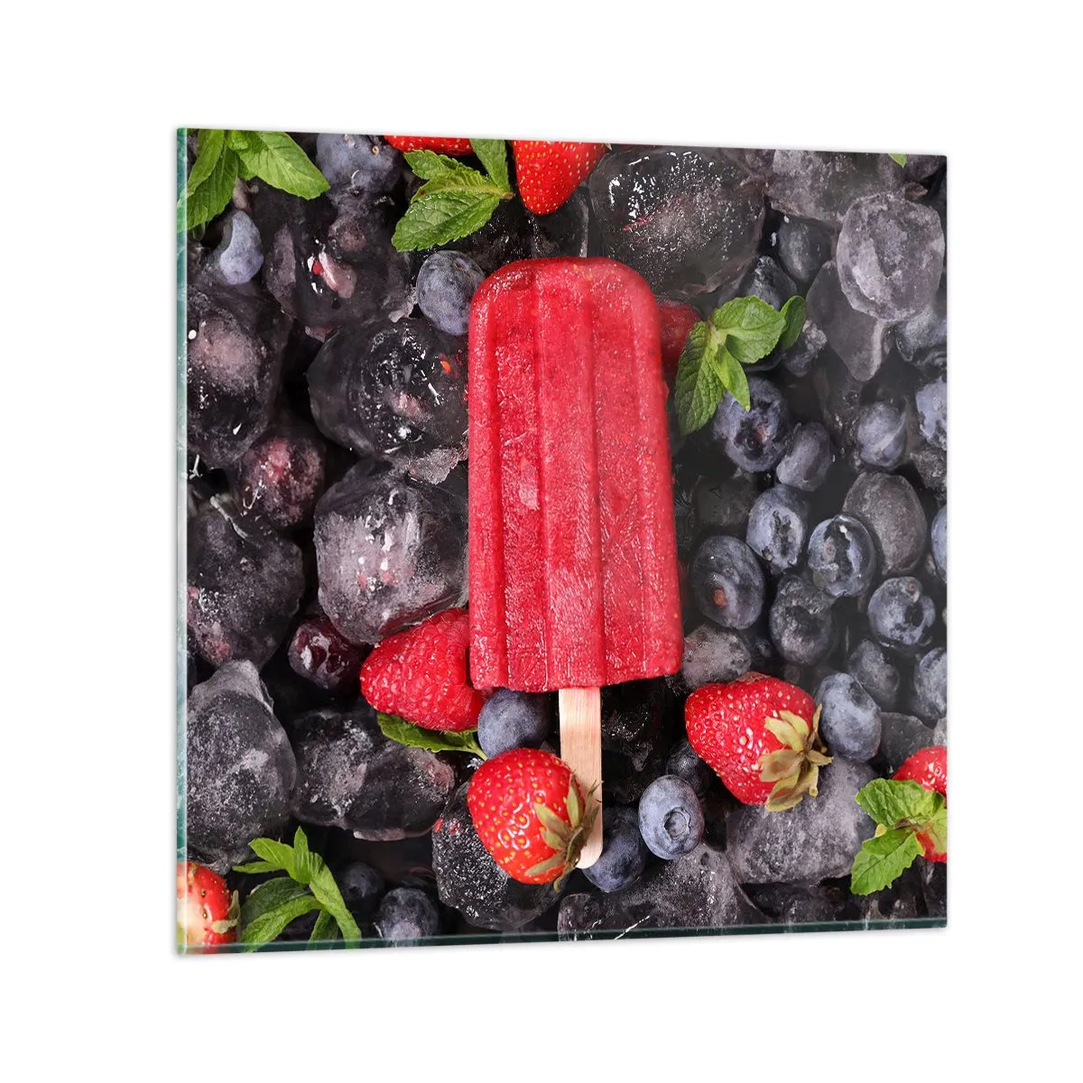 Üveg kép - A forró nyár íze - 70x70 cm