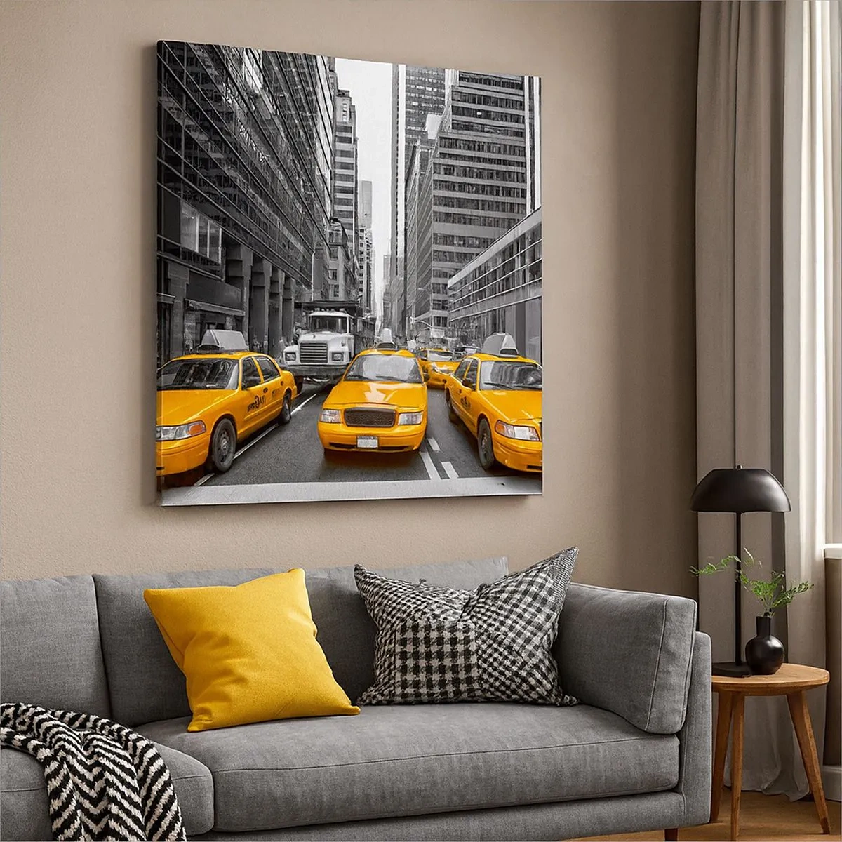 Vászonkép - Mi színezzük a várost - 30x30 cm