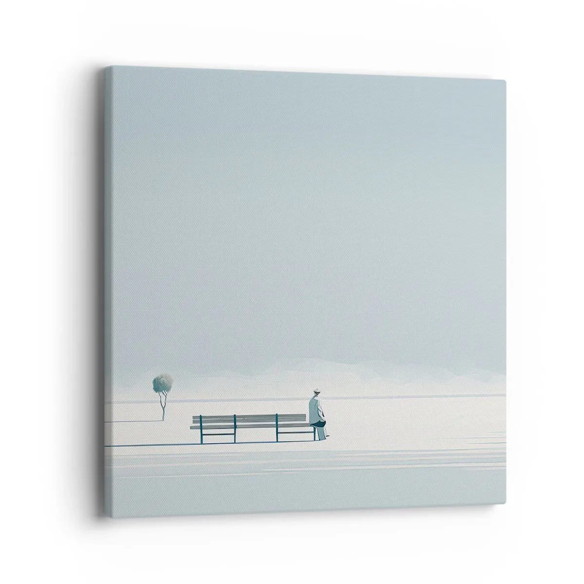 Vászonkép - Igen, én várok. - 40x40 cm