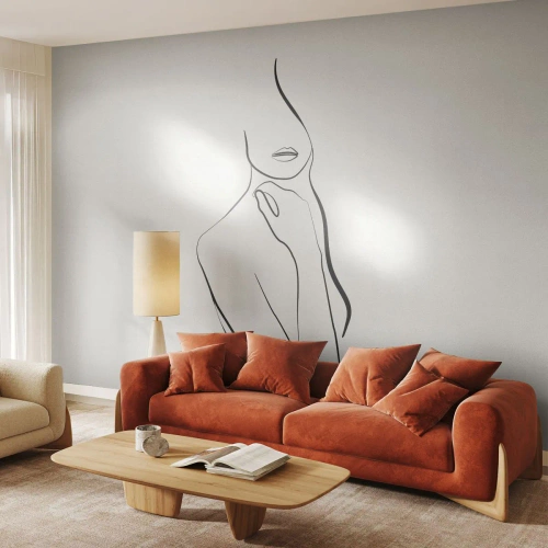 Öntapadós Fotótapéta Deluxe Sticker - A melankólia hulláma - Absztrakció, Női Test, Grafika - 250x175 cm