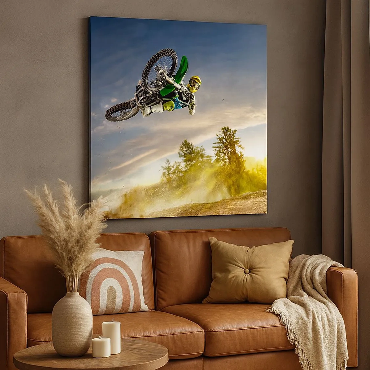 Vászonkép - Kapcsold be az érzelmeket! - 30x30 cm