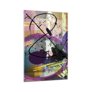 Üveg kép - Mehet egyenesen előre vagy körbe - 70x100 cm