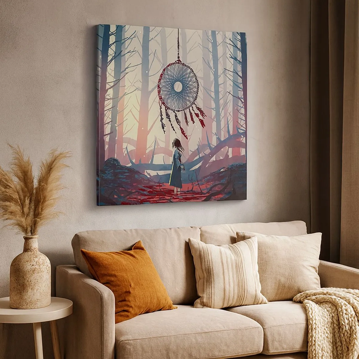 Vászonkép - A boldogság titkos rituáléja - 30x30 cm