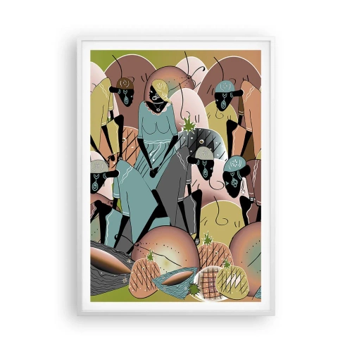 Poszter fekete keretben - Jön a nagy ünnep - 70x100 cm