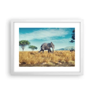 Poszter fekete keretben - A szürke már nem menő - 40x30 cm